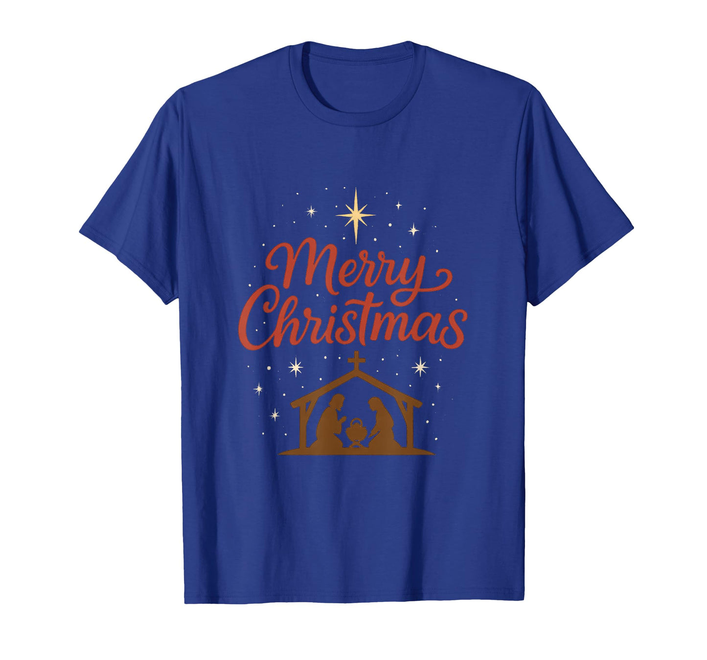 Merry Christ Mas Christian Christmas Jesus Christmas Family T-Shirt