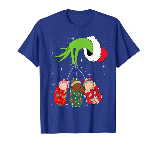 Labor & Delivery Nurse Xmas Pajamas Holiday Merry Christmas T-Shirt