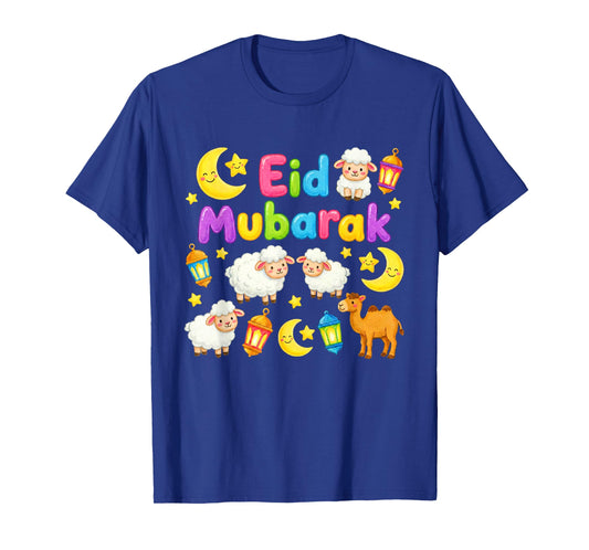 Happy Eid Mubarak for Muslim Kids Eid al Fitr/al Adha Boys T-Shirt
