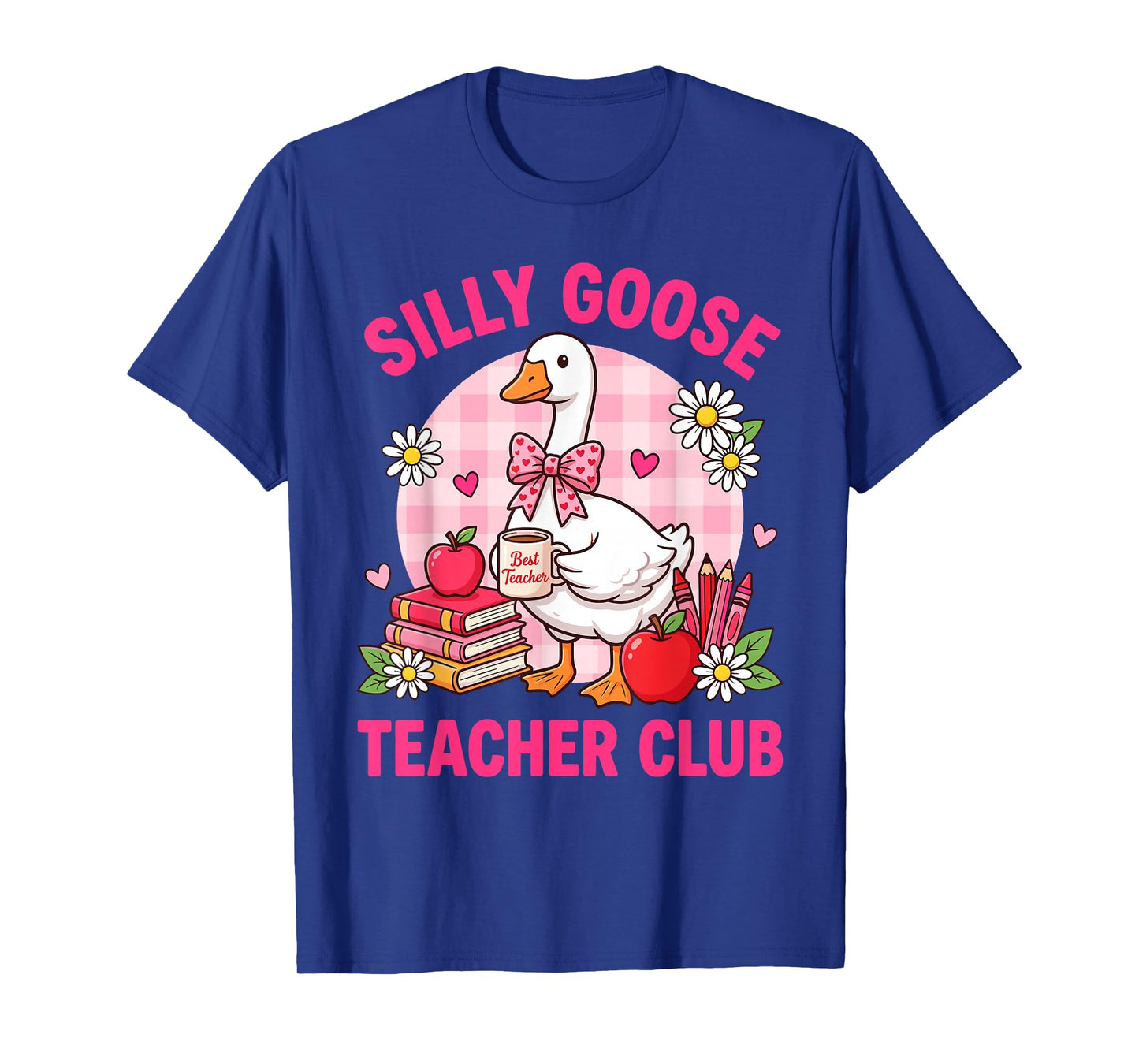 Heart Pink Bow Tie School T-Shirt