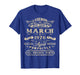 50th Birthday Gift Legend Born in March 1976 50 Yrs Old T-Shirt