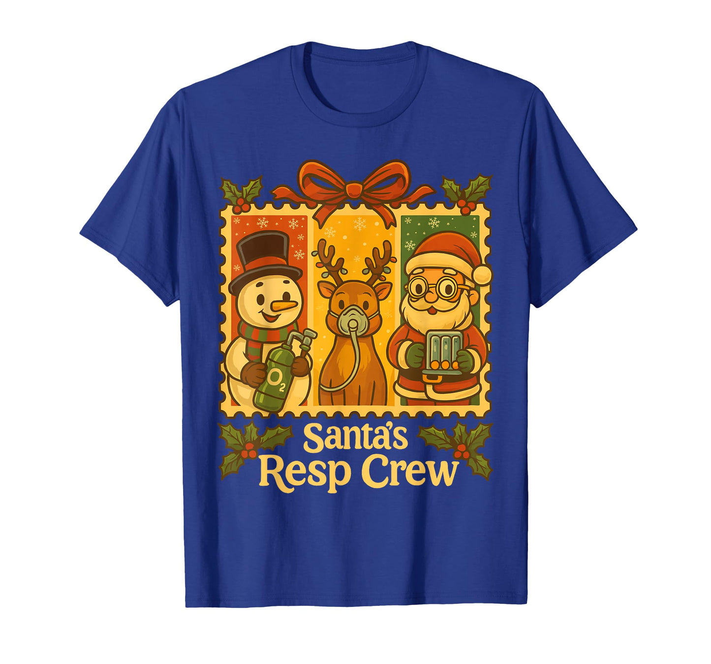 Christmas Respiratory Therapy Crew Xmas RT Nurse T-Shirt