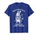 Born to Dilly Dally Forced to Fight Fascism | Warrior Rabbit T-Shirt