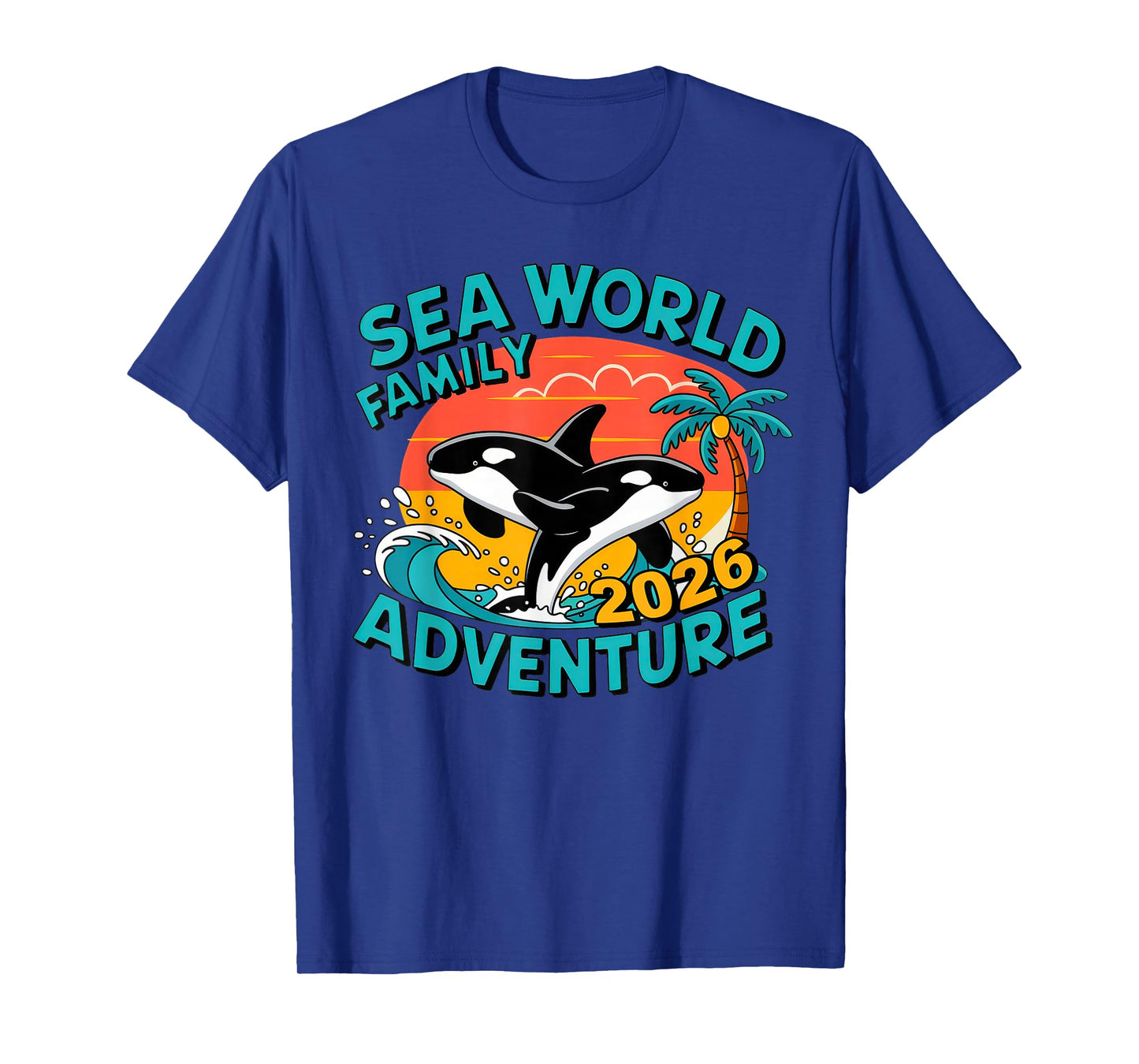 Sea World Family Adventure 2026, Family Sea World Matching T-Shirt