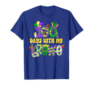 Groovy 100 Days with My-Krewe Mardi Gras Teacher Students T-Shirt