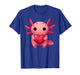 Valentine Cute Pink Axolotl Lovers Heart Girl Women Kid T-Shirt