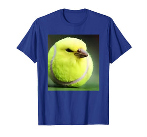 Tennis Bird Ball Meme Funny T-Shirt