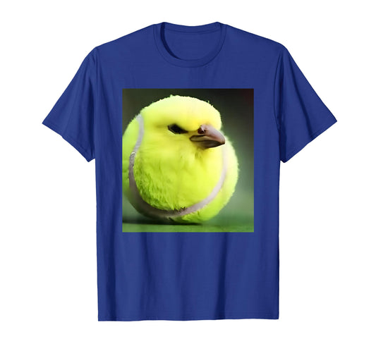 Tennis Bird Ball Meme Funny T-Shirt
