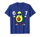 67 Avocado 6 7 Funny Cool Six Seven Meme Cartoon Boys Teen T-Shirt