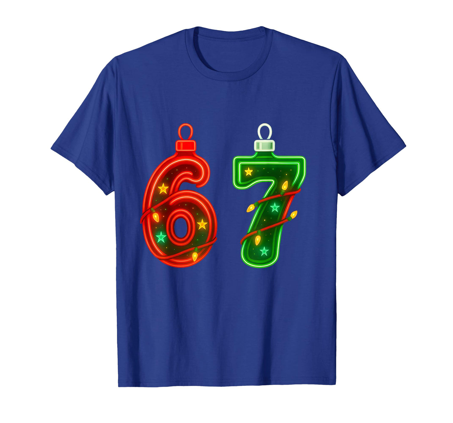 67 Christmas Ornament Meme Ice Drip Holiday Pajama 6 7 T-Shirt