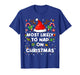 Most Likely to Nap On Christmas Pajamas Pjs Xmas Men Women T-Shirt