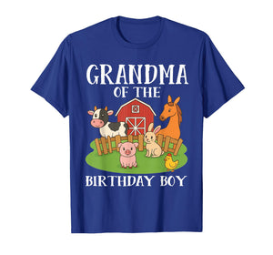 Grandma of The Birthday Boy Farm Animals Matching Family T-Shirt