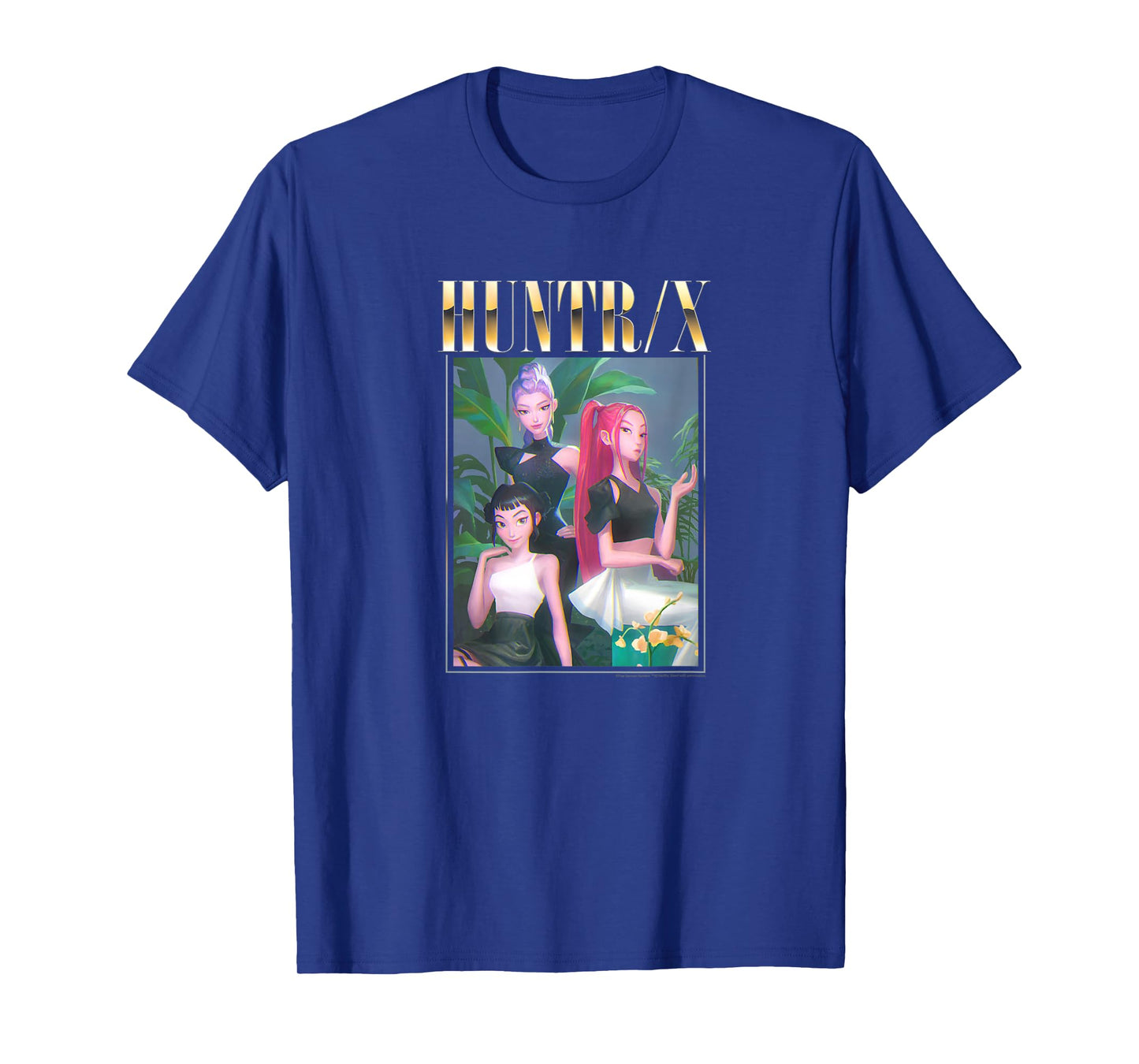 Kpop Demon Hunters Halloween Huntrix Gold Photocard T-Shirt
