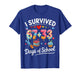 I Survived 67 + 33 Day of School Funny 6 7 Six Seven Teacher T-Shirt