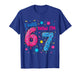 7 Year Old Birthday Shirt was 6 Now I'm 7 67 Funny for Kids T-Shirt