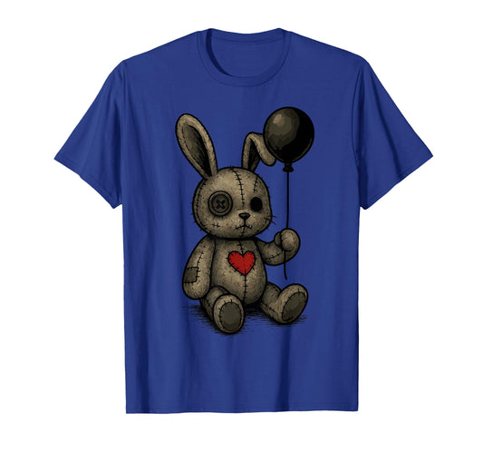 Creepy Cute Bunny Voodoo Doll Pastel Goth Horror Lover T-Shirt
