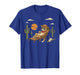 Funny Cowboy Cat Western Country Wild West Retro T-Shirt