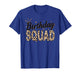 Birthday Squad Animal Print Leopard Cheetah Zebra Crown T-Shirt
