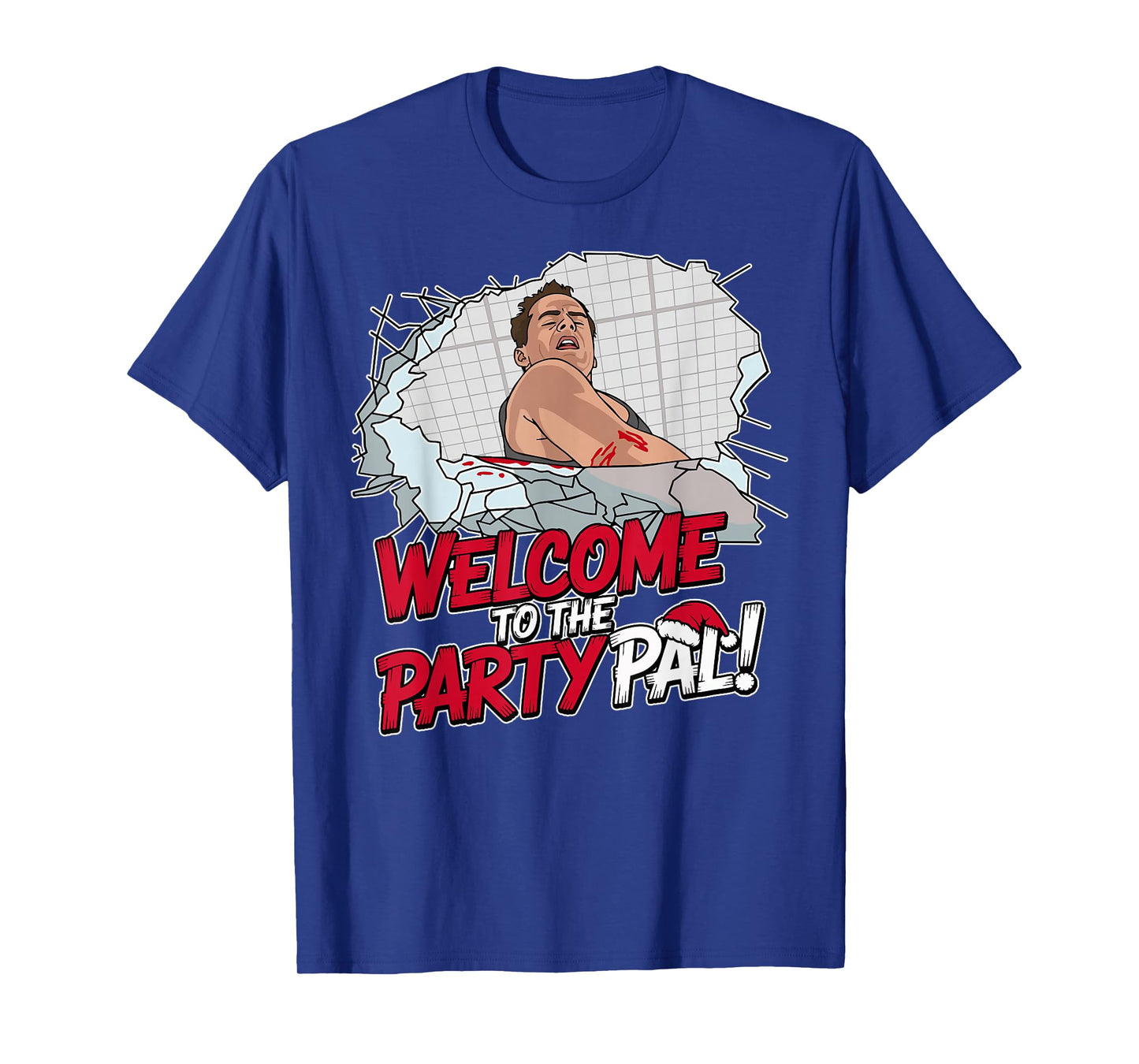 Funny Quote, Welcome to The Party! Christmas Cartoon Art T-Shirt