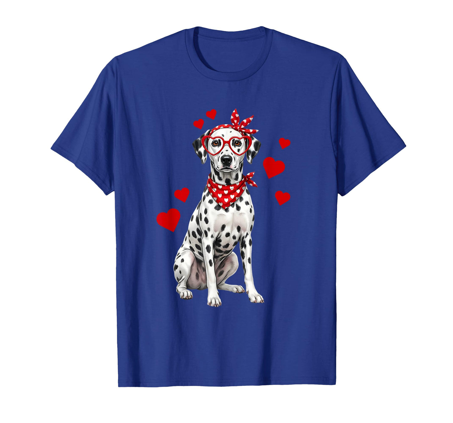 Dalmatian Valentines Day Dog Lover Heart T-Shirt