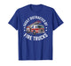 Easily Distracted by Fire Trucks Funny Firefighter Humor T-Shirt