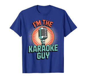Cool Karaoke Design for Men Boys Music Karaoke Lover Karaoke T-Shirt