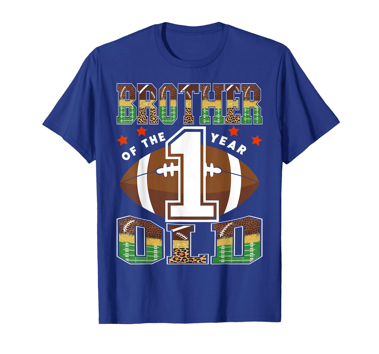 Brother of The 1 Year Old Football First Birthday Kid T-Shirt