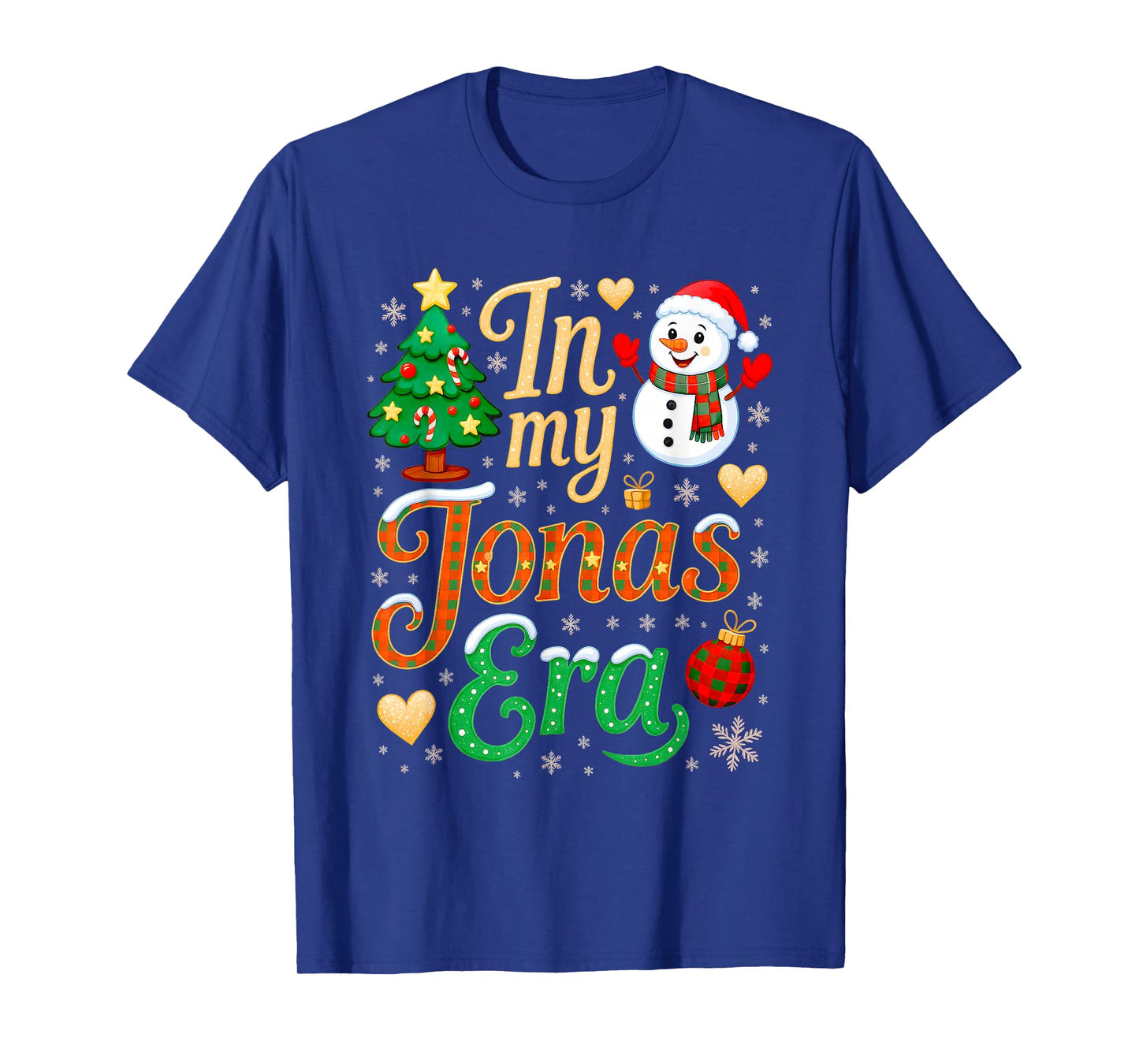 in My Jonas Era Funny Jonas Heart Christmas Shirt Men Women T-Shirt