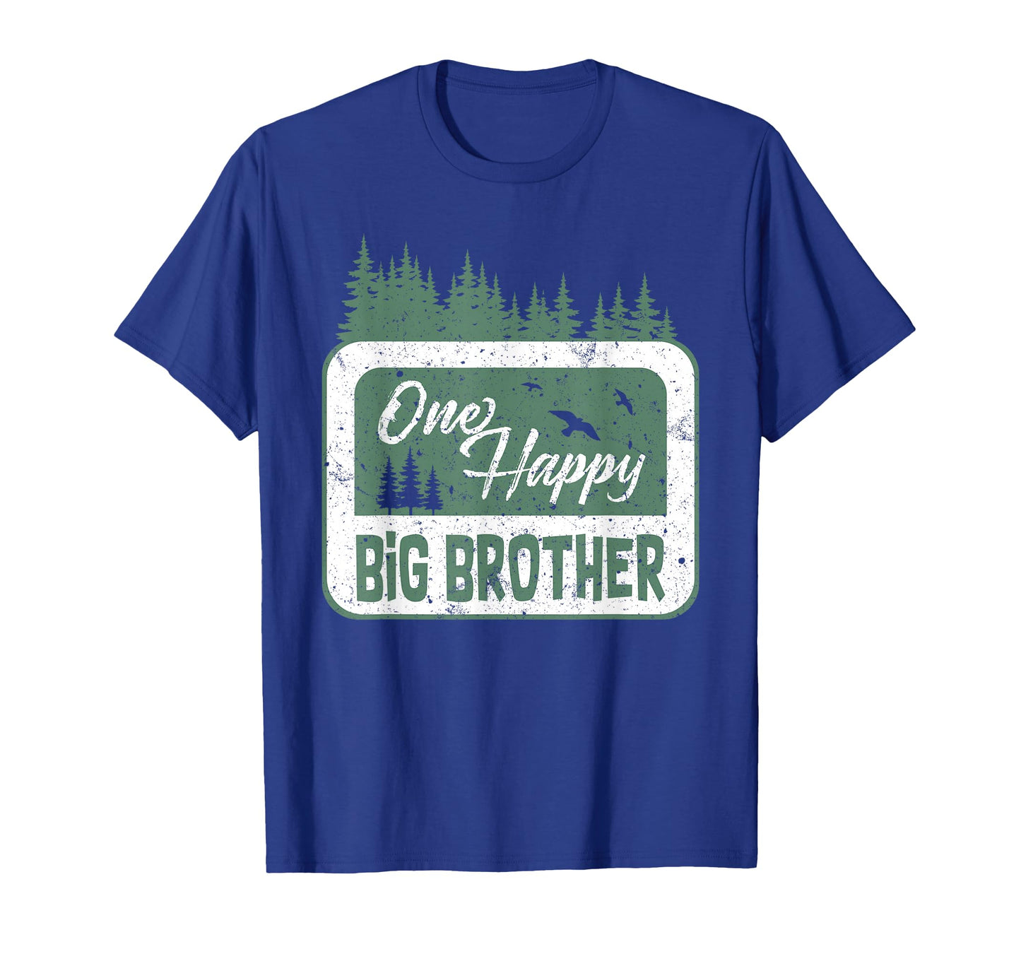 One Happy Big Brother Camper 1St Birthday Camping Bear T-Shirt