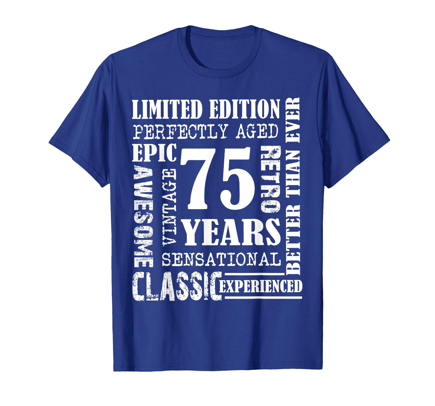 75th Birthday Tee Gift Vintage Awesome Epic Retro 75 Yrs Old T-Shirt