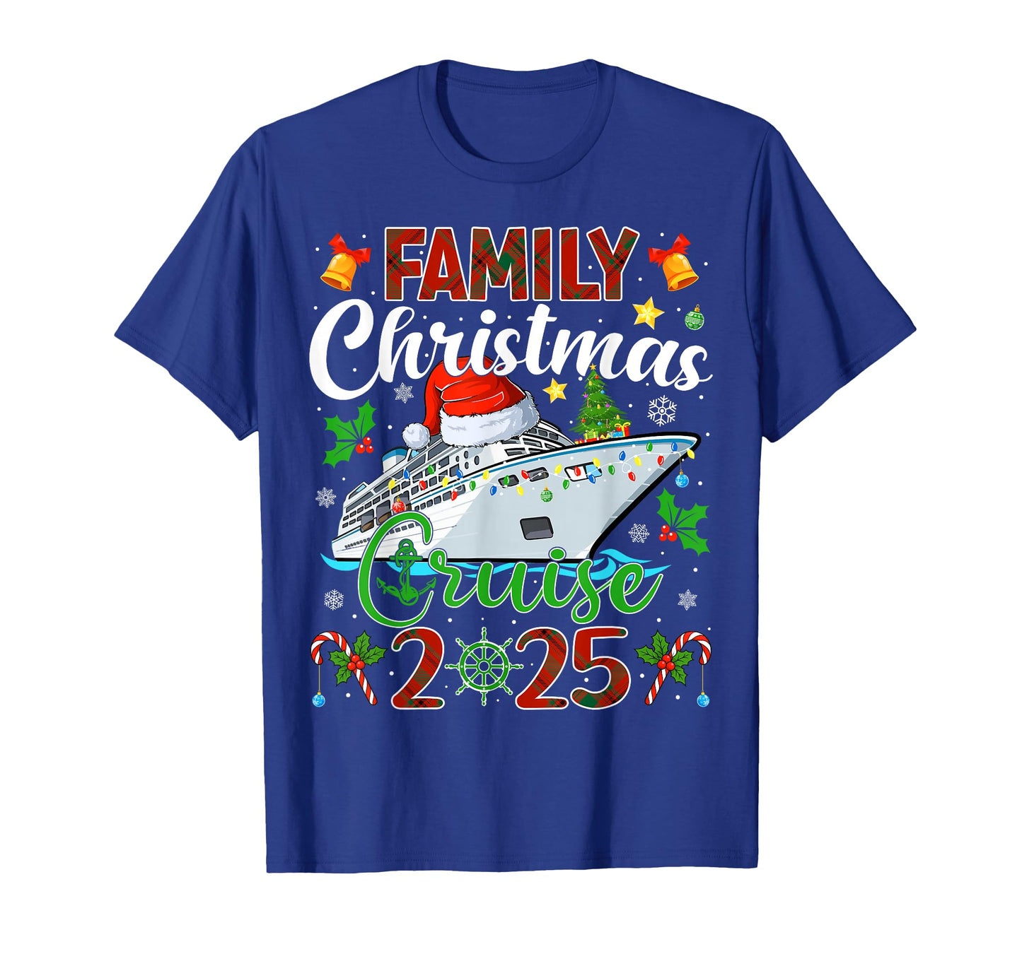 Merry Cruisemas Cruise Matching Family Christmas Cruise 2025 T-Shirt