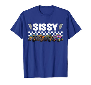 Sissy Retro Monster Truck Family Crew Birthday Matching T-Shirt