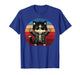 Retro Cat Rock Novelty Music Men Women Kids Funny Cat T-Shirt
