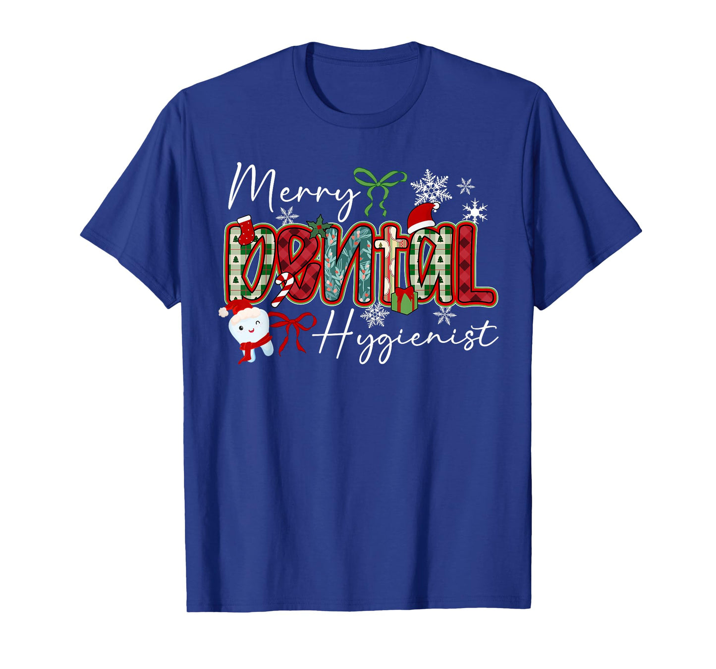 Merry Dental Hygienist Christmas Dental Hygiene Xmas Party T-Shirt