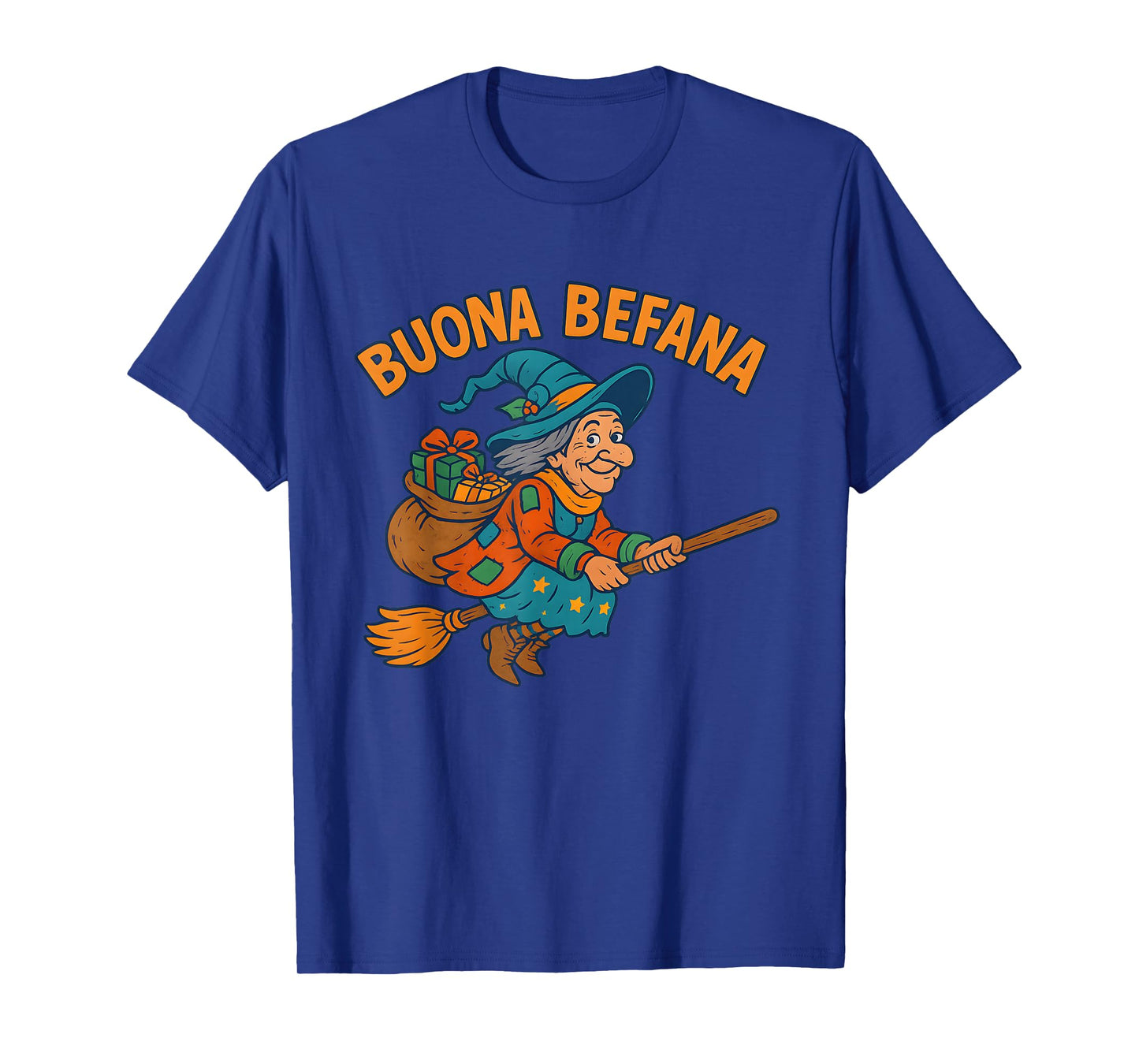 Buona Befana Witch Kids Boys Girls Italian Christmas T-Shirt