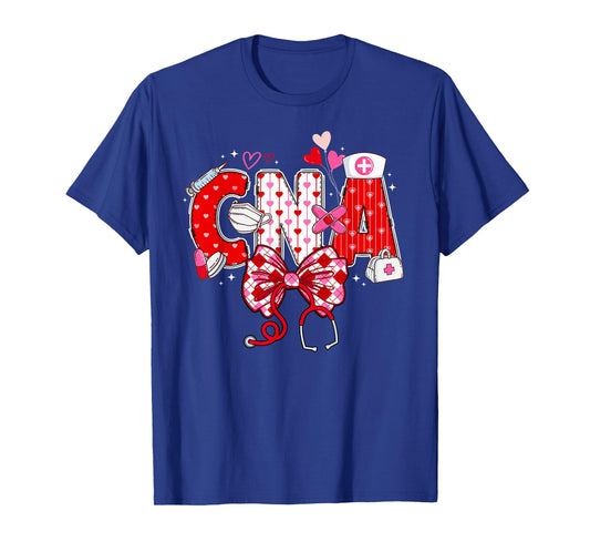 CNA Valentine Certified Nursing Assistant Valentines Day T-Shirt