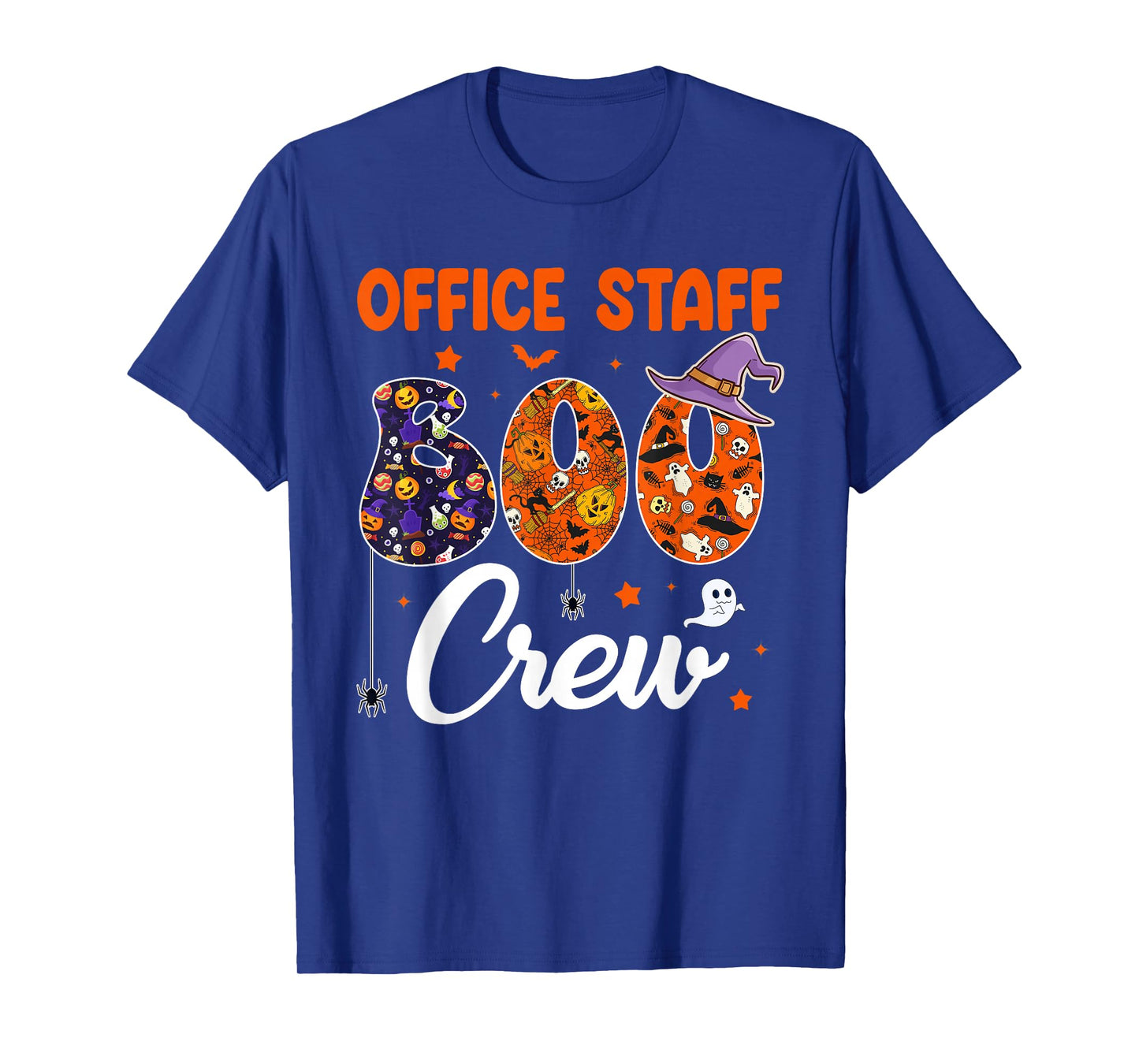 Office Staff Boo Crew Funny Halloween Matching Costume T-Shirt