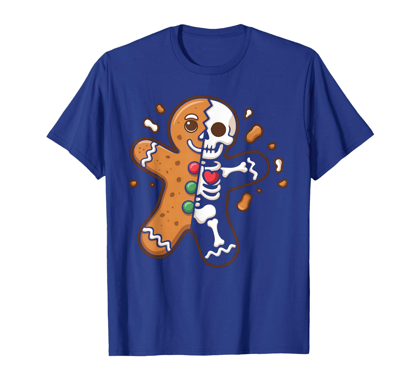 Xray Gingerbread Man Skeleton Christmas Nurse Radiology Tech T-Shirt
