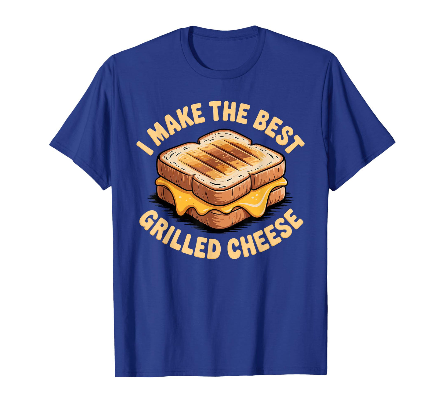 Funny Grilled Cheese Art for Men Women I Love Grilled Cheese T-Shirt