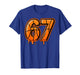 Six Seven Basketball Viral Gen Alpha Meme 67 Sports 6 7 T-Shirt