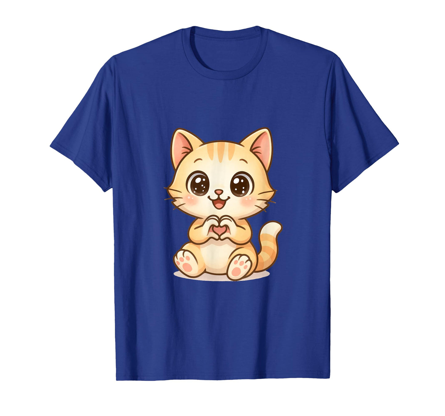 Cute Valentine Cat Heart Love Valentines Day T-Shirt
