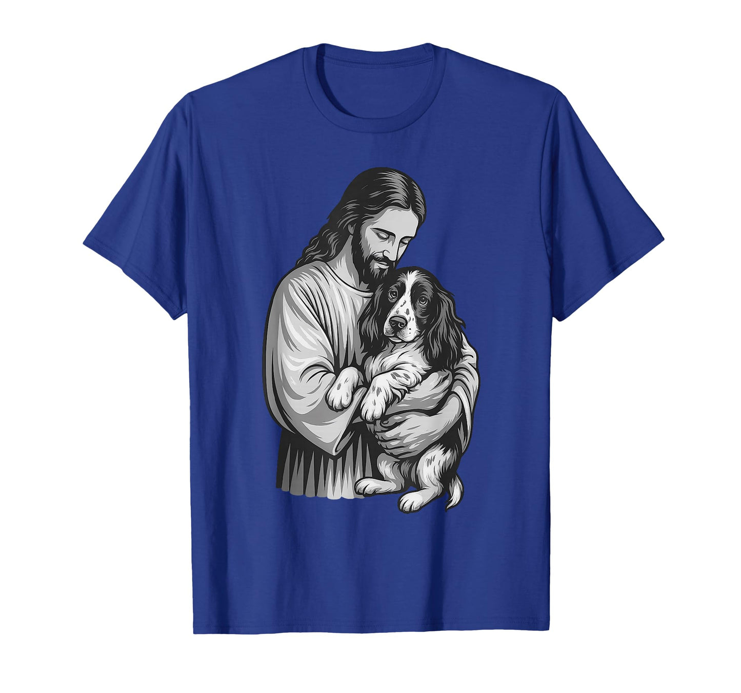 English Springer Spaniel and Jesus Christian Faith Dog Lover T-Shirt