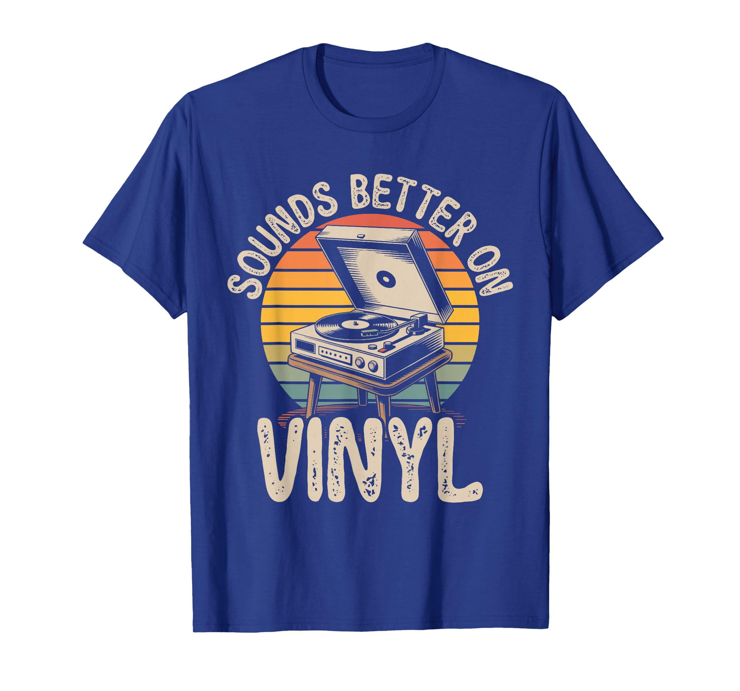 Sounds Better On Vinyl Retro Music Lovers Record Player T-Shirt