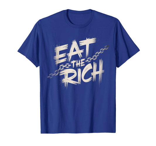 Patriotic EAT The Rich Socialist Anti Capitalist Activism T-Shirt