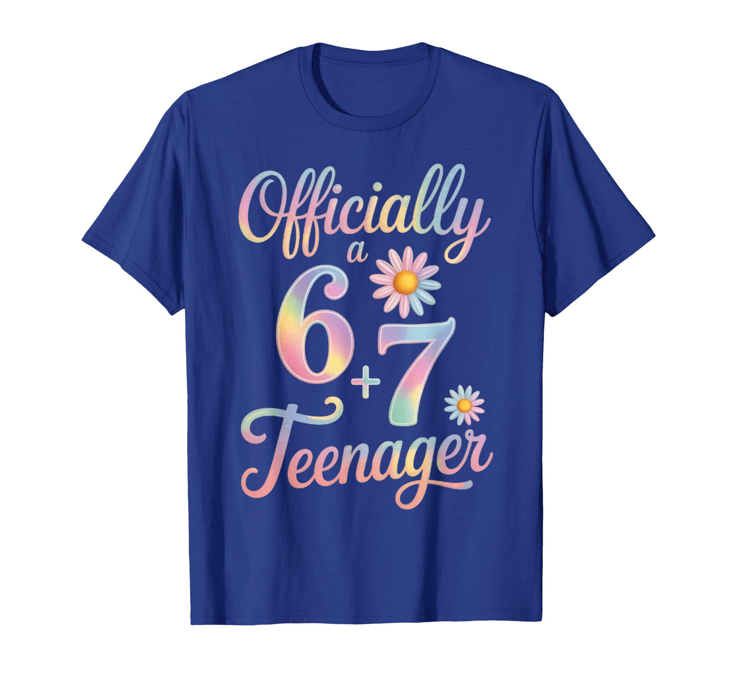 Officially a Teenager 6 + 7 13 Years 13th Birthday T-Shirt