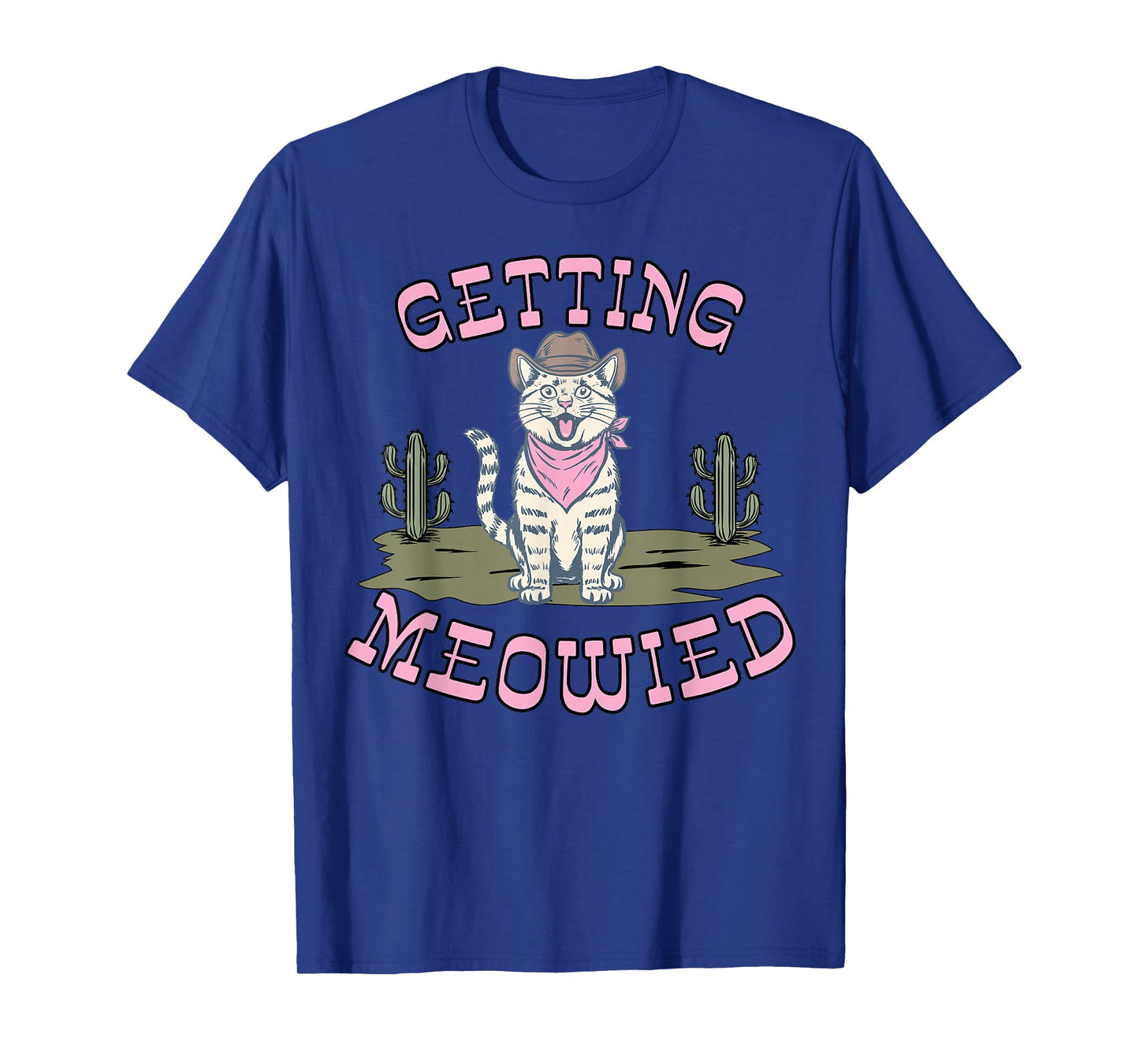 Funny Cat Bachelorette Getting Meowied Bridal Party Bride T-Shirt