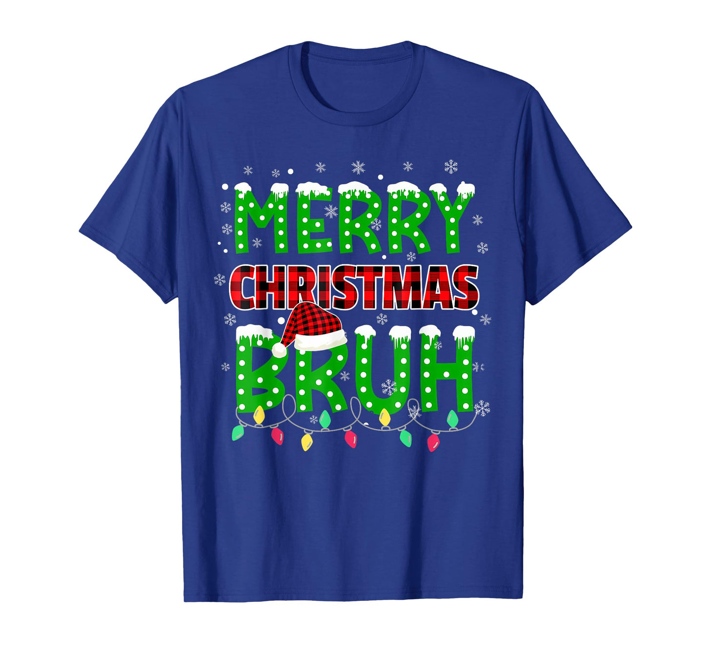Bruh Christmas Kids Teens Boys Funny Christmas Humor Meme T-Shirt
