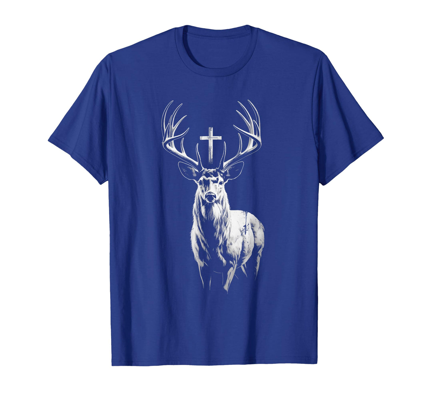 St Hubert Deer Saint Hubertus Legend Christian Catholic T-Shirt
