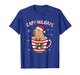 Capy Holidays Christmas Capybara Santa Hat Xmas Boys Girls T-Shirt