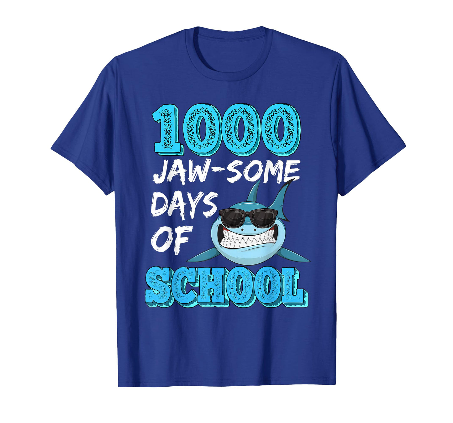 1000 Jawsome Days of School 100th Day of School 5th Grade T-Shirt